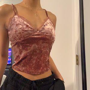Velvet top
